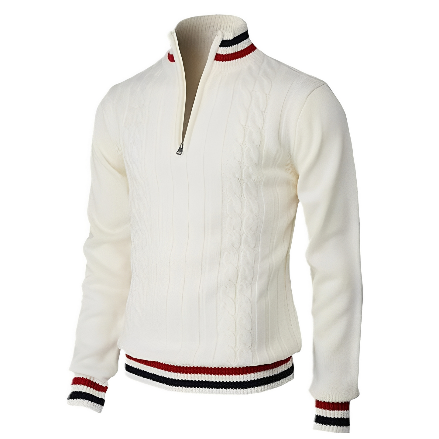 Jerry - Moderní pánský svetr s vysokým límcem