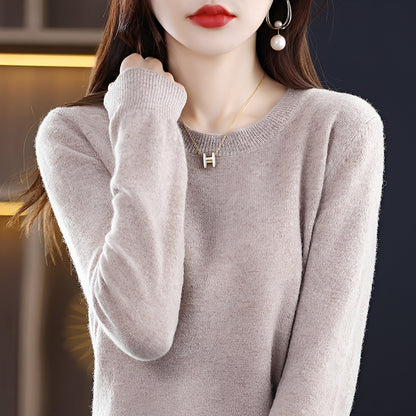 Julia - Moderní, úzký dámský vlněný pulovr