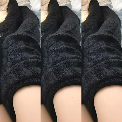 Hailee - Hřejivé pletené nadkolenky pro ženy