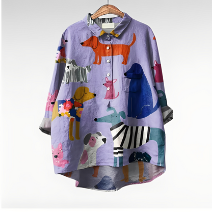 Eyden - Umělecká dámská dlouhá košile