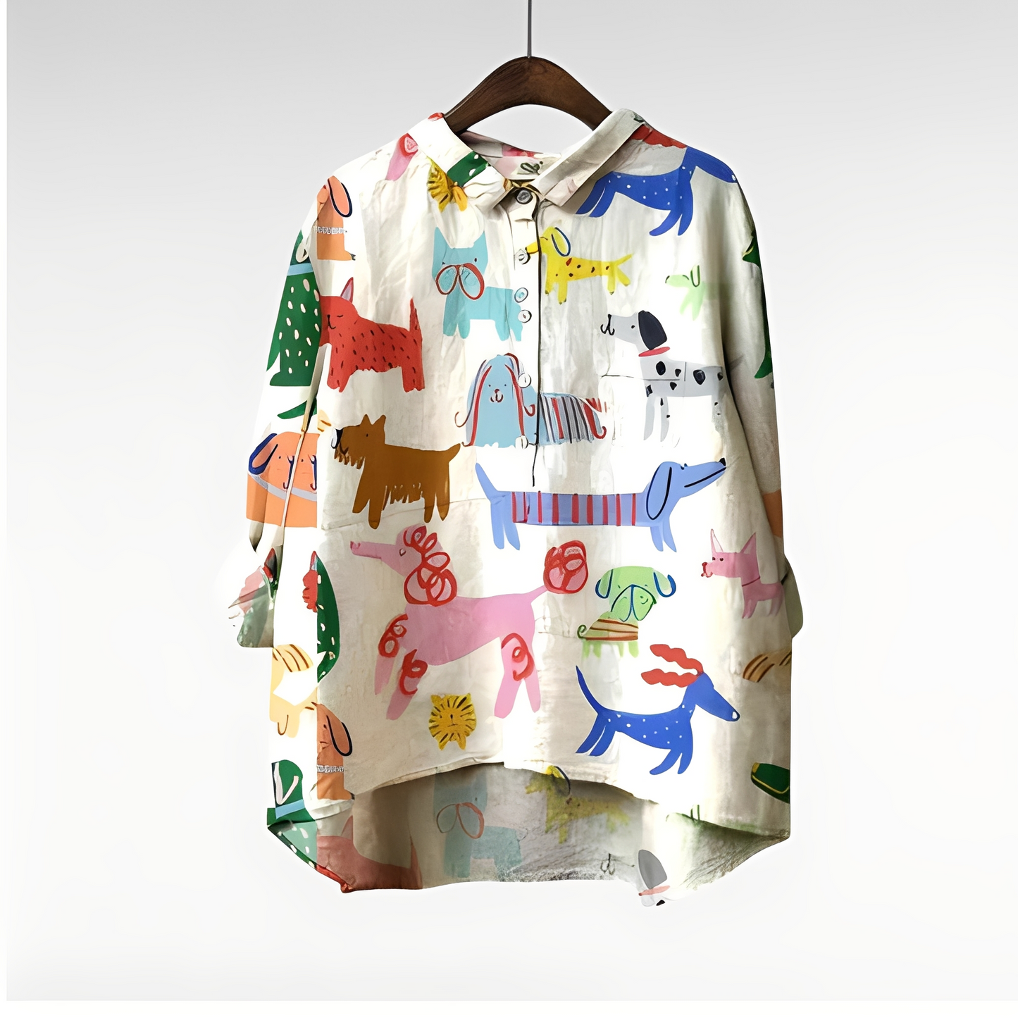 Eyden - Umělecká dámská dlouhá košile