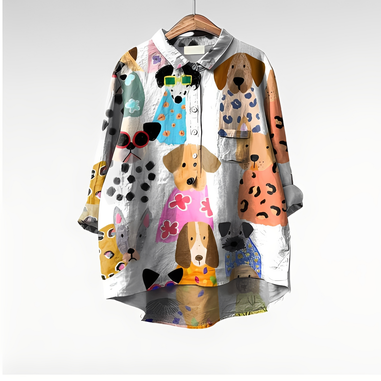 Eyden - Umělecká dámská dlouhá košile