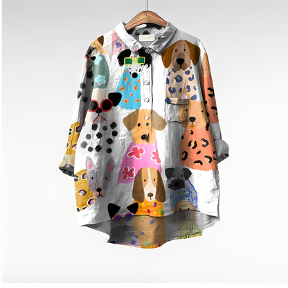 Eyden - Umělecká dámská dlouhá košile