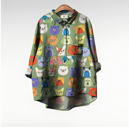 Eyden - Umělecká dámská dlouhá košile