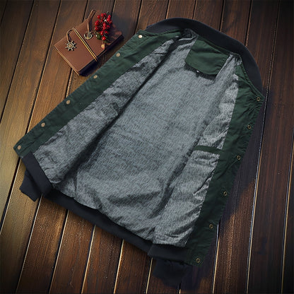 Jenson - Stylová pruhovaná bomber bunda pro muže