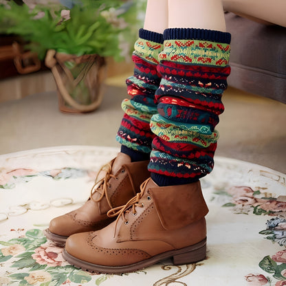 Suzanna - Stylové, teplé, silné bavlněné ponožky pro ženy