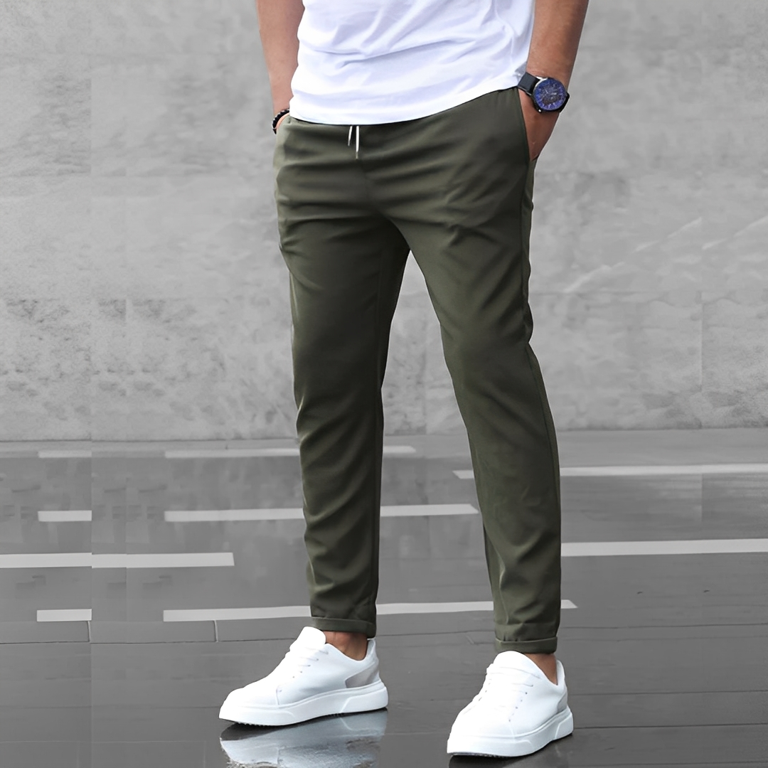 Aljure - Komfortní úpravné kalhoty pro muže