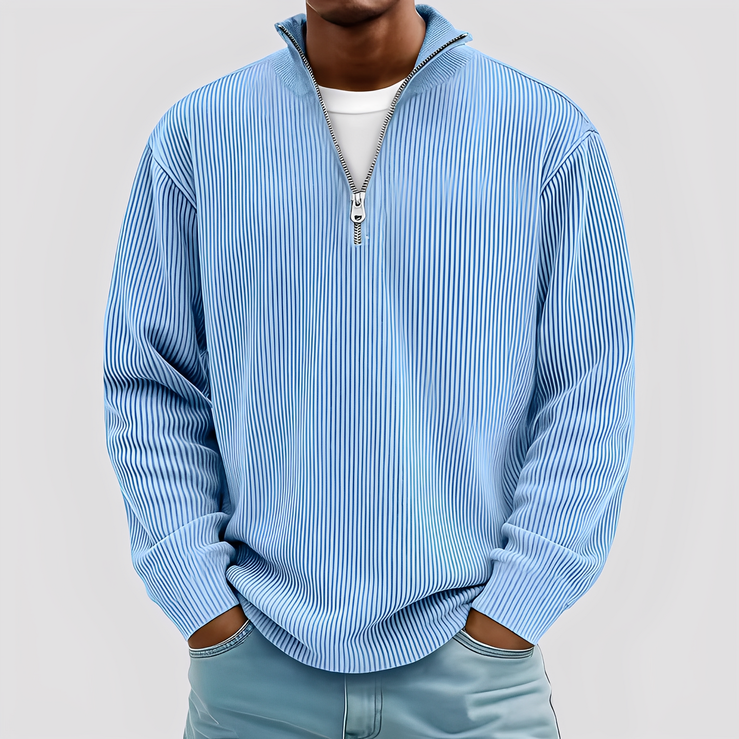 Henry - Současný, pohodlný, pánský teplý svetr