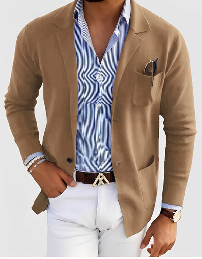 Giffard - Stylová vlněná bunda s dvojitými řadami knoflíků pro muže