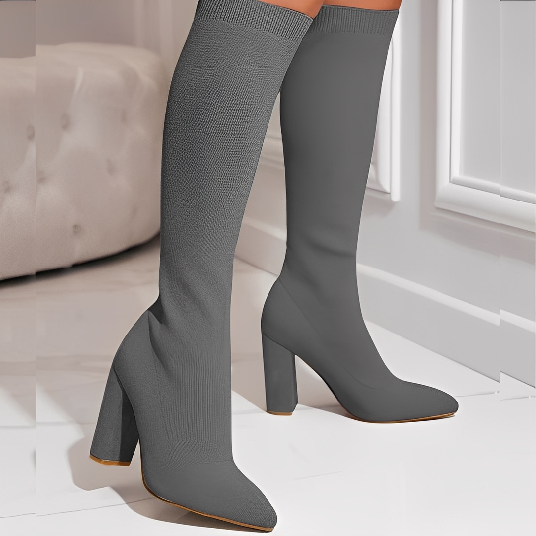 Marilyne - Stylové pletené kotníkové boty pro ženy