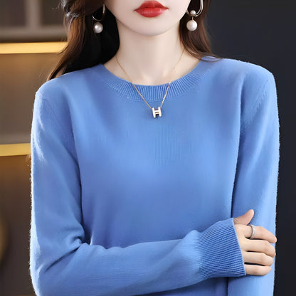 Julia - Moderní, úzký dámský vlněný pulovr