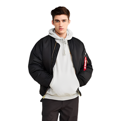 Norbert - Pánská retro bunda bomber s teplou podšívkou