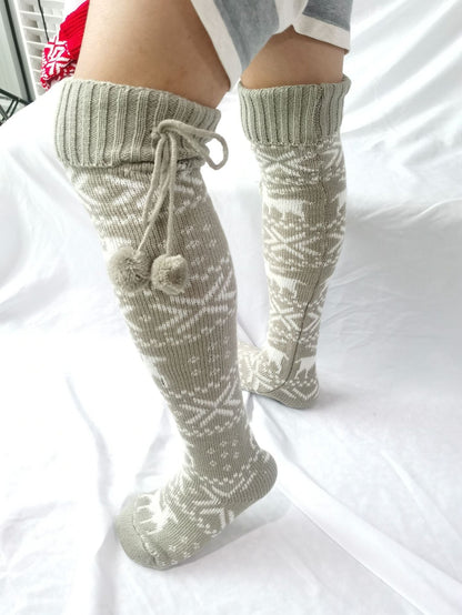 Gabrielle - Stylové, teplé vánoční ponožky pro ženy