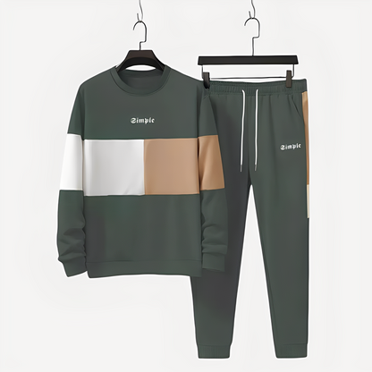 Charlton - Moderní sportovní sada pro muže s blokovým designem