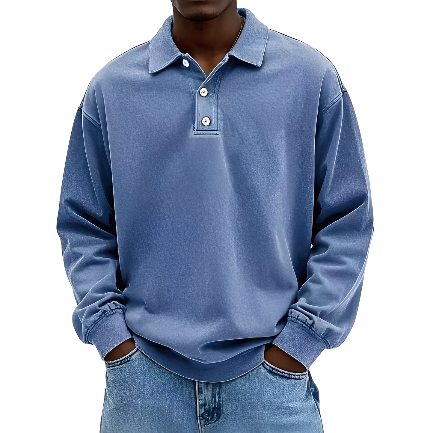 Chris - Klasické pevné pánské tričko s dlouhým rukávem