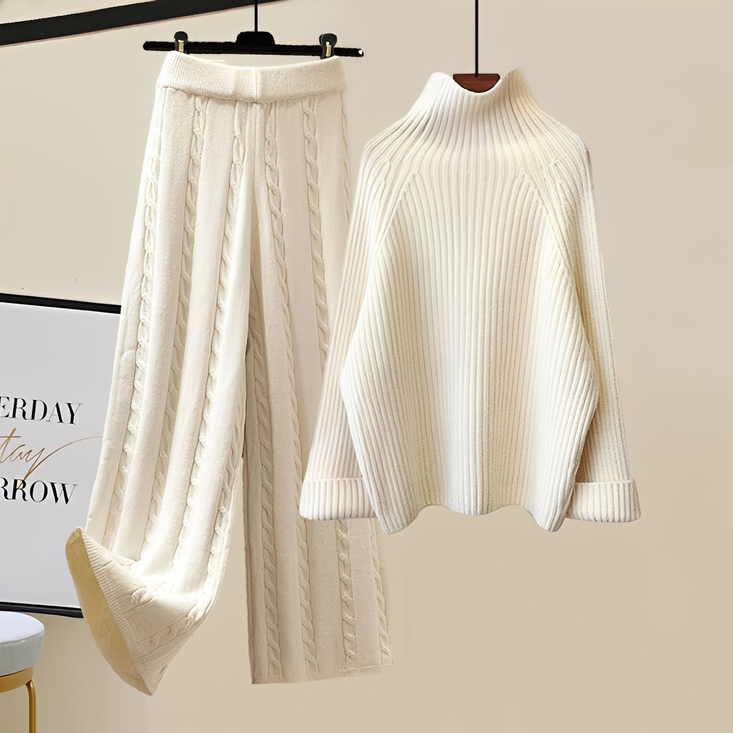 Lucie - Moderní 3dílné pletené sety pro ženy