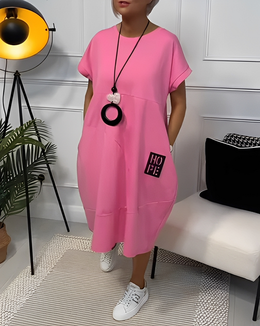 Estelle - Ležérní jednoduché šaty pro ženy