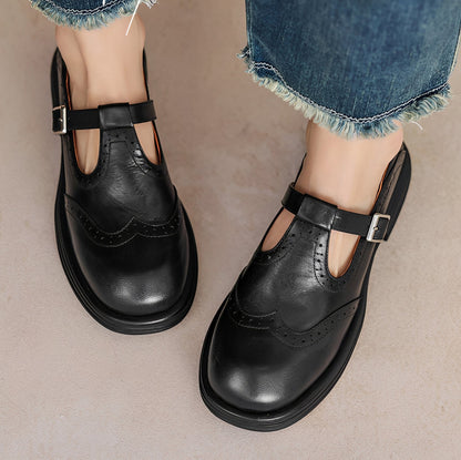 Erika - Dámské retro obuv z kvalitní kůže