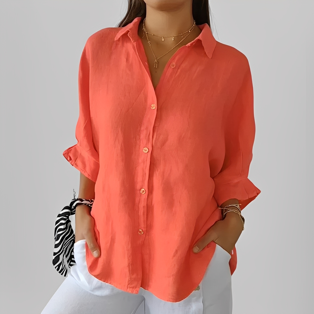 Antoinete - Stylová dámská halenka s dlouhými rukávy