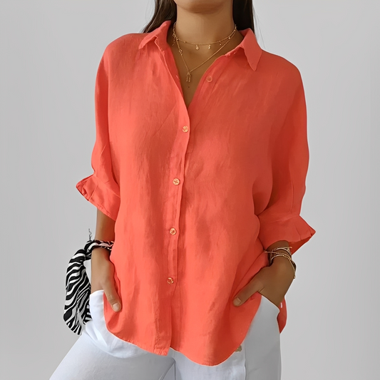 Antoinete - Stylová dámská halenka s dlouhými rukávy