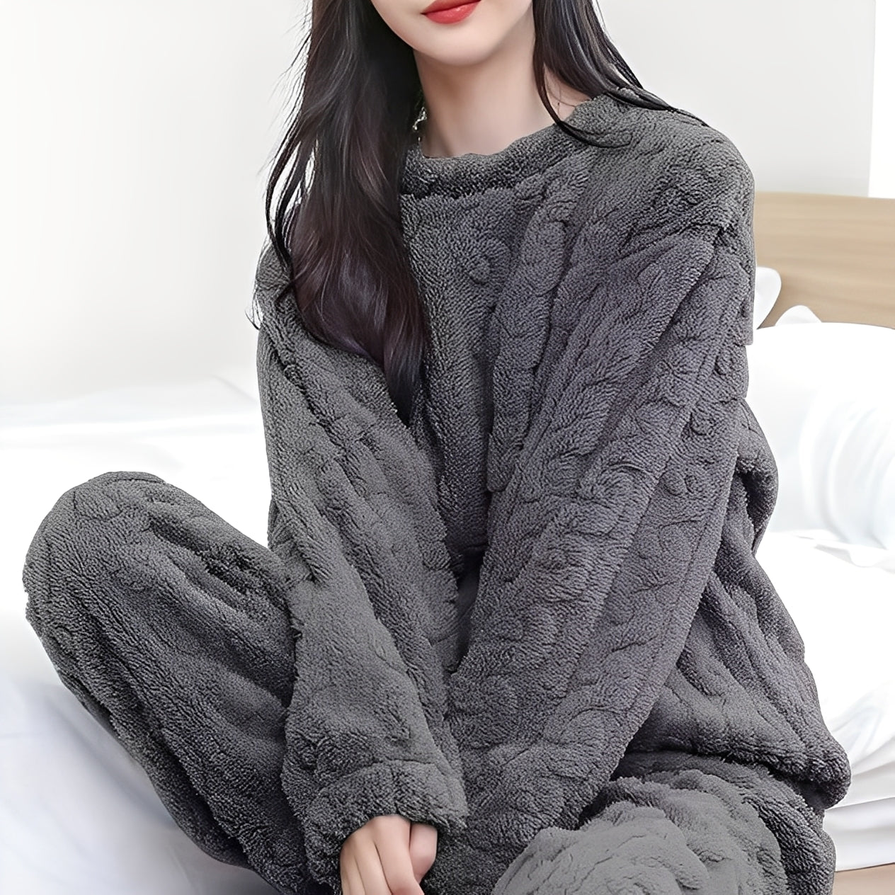 Kilie - Pohodlná a příjemná fleecová sada pro ženy ze dvou dílů