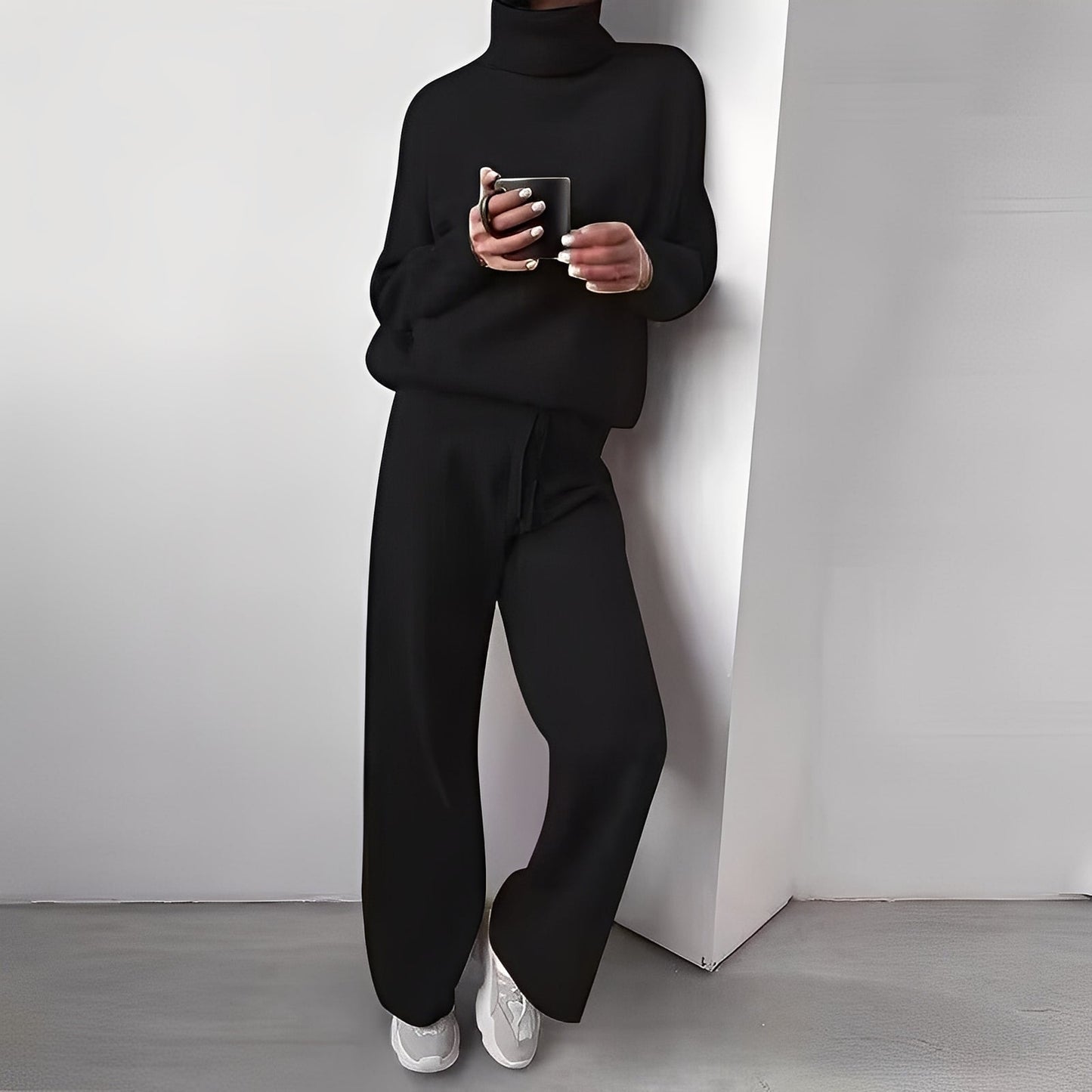 Kimberlee - Dámský set s vysokým límcem a jednoduchým designem