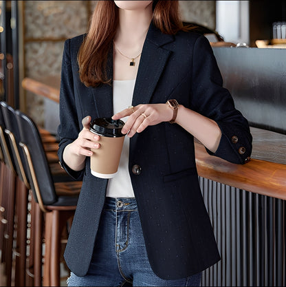 Claudia - Moderní kostkované sako pro ženy