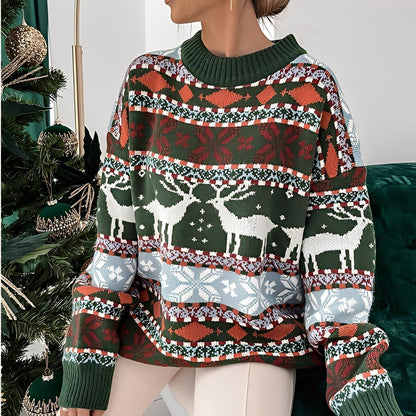 Rosemary - Stylový, hřejivý vánoční svetr pro ženy