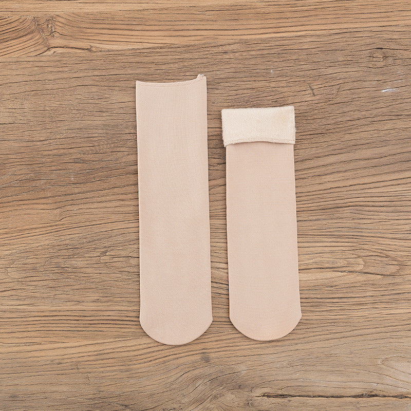 Gloria - Teplé sametové zimní ponožky pro ženy