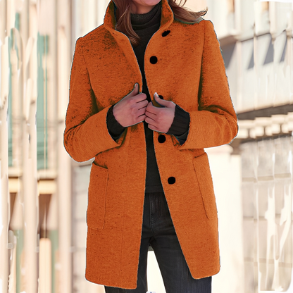 Tatienne - Dlouhý zimní stylový kabát pro ženy