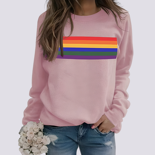 Roseann - Dámský svetr s moderními barevnými motivy