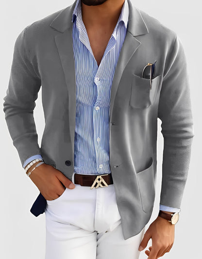 Giffard - Stylová vlněná bunda s dvojitými řadami knoflíků pro muže