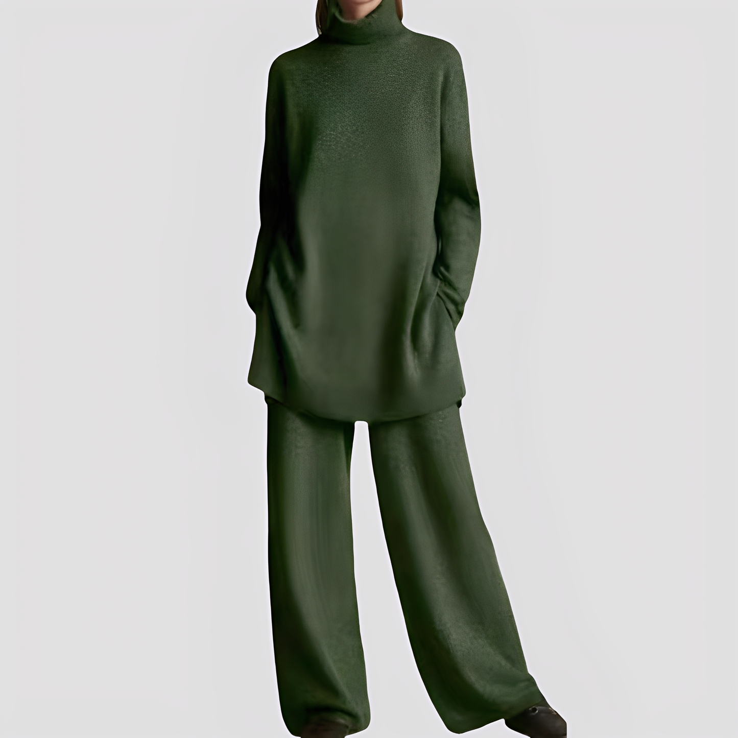 Jessica - Stylová domácí sada s vysokým límcem pro ženy