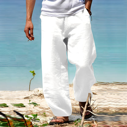 Milan - Pánské moderní lněné kalhoty