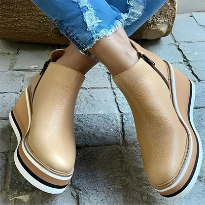 Lyana - Dámské zimní kotníkové boty na zip