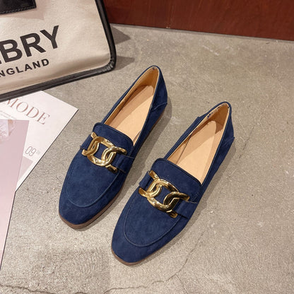 Alice - Klasické, pevné semišové dámské mokasíny