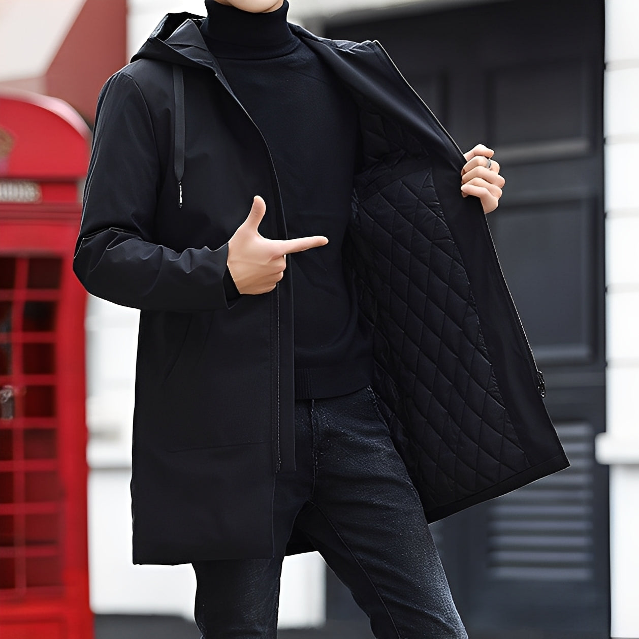 Lucas - Pohodlná, nepromokavá pánská bunda s kapucí