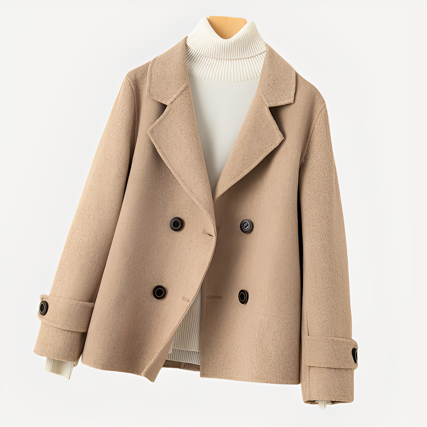 Sofia - Elegantní krátký kašmírový kabát pro ženy