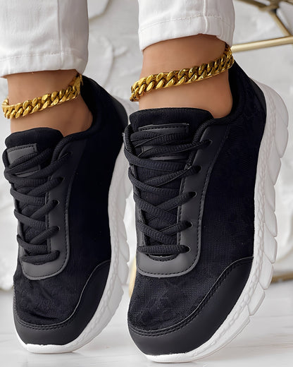 Elisabeth - Pohodlné, vzdušné dámské boty s květinovým vzorem