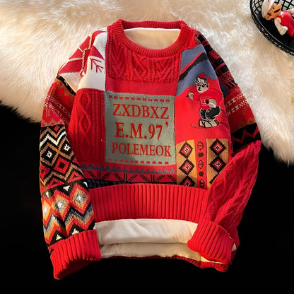 Charles - Stylový, uvolněný dámský vánoční svetr