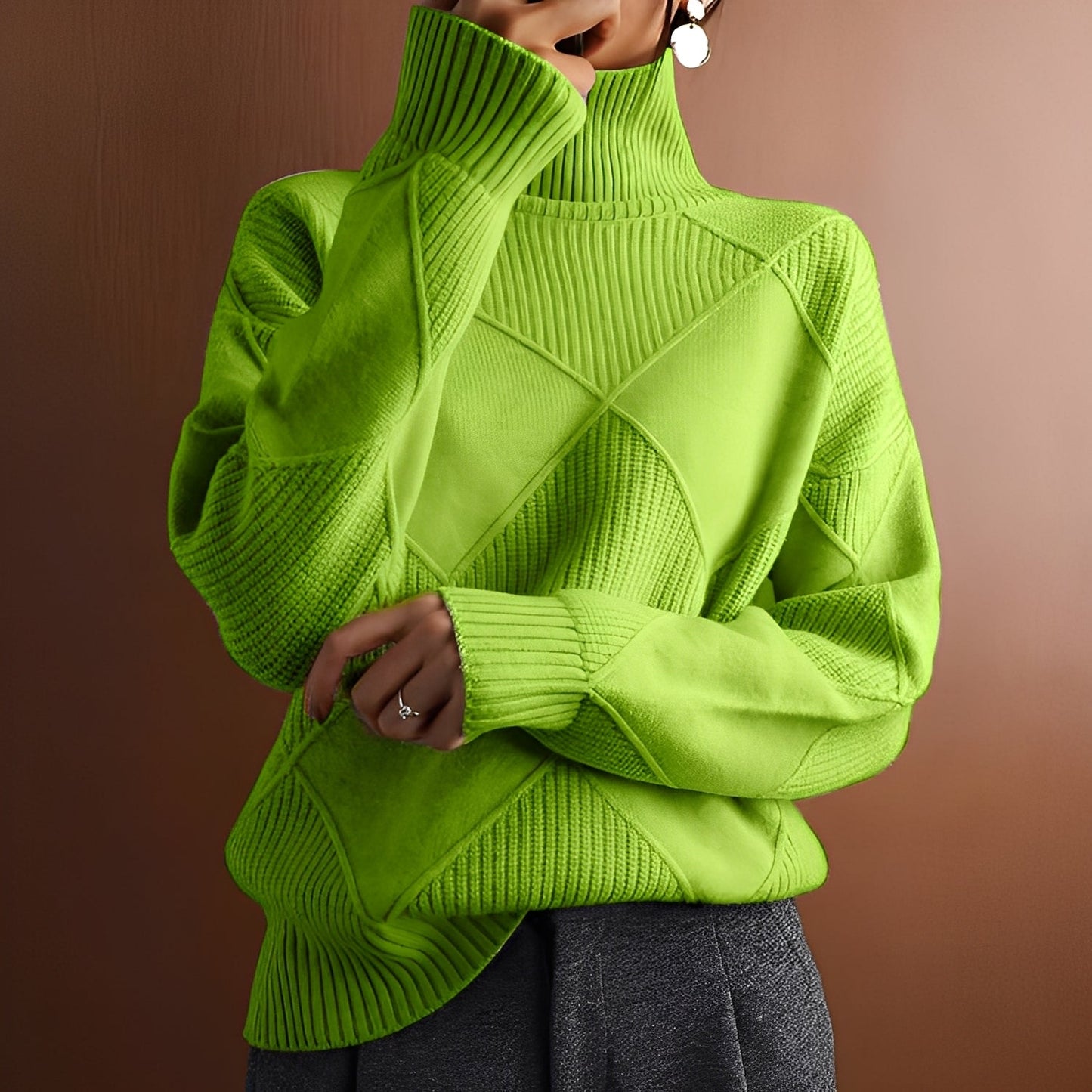 Morgan - Moderní kašmírový rolák pro ženy