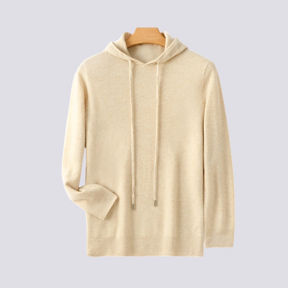 Adrian - Komfortní, teplá kašmírová pánská mikina s kapucí