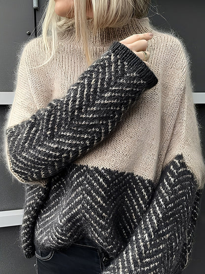 Giselle - Módní, barevný dámský rolák