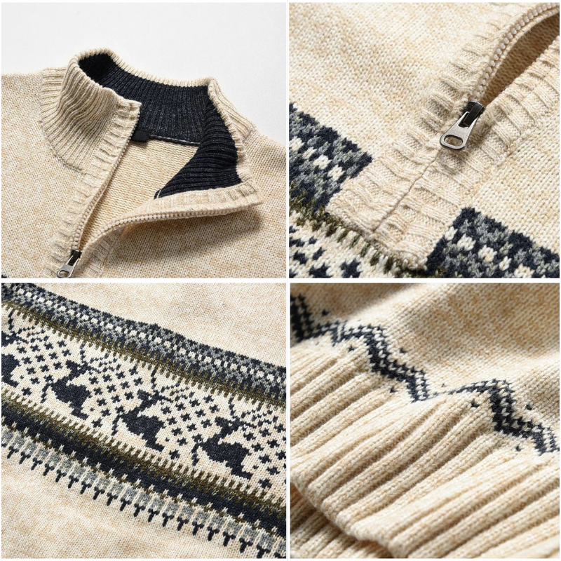 Milan – Pletený vánoční a zimní svetr