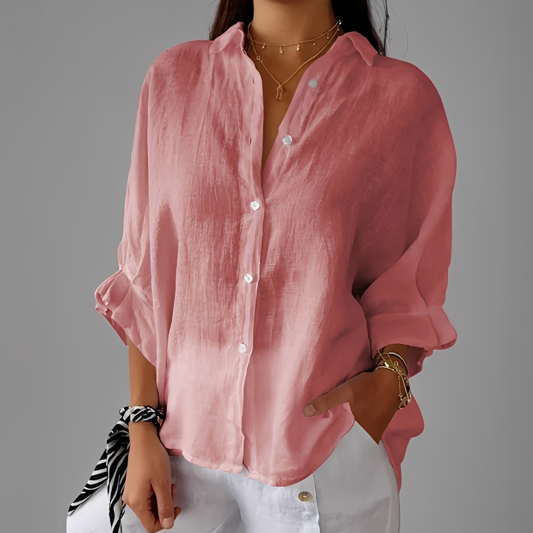 Antoinete - Stylová dámská halenka s dlouhými rukávy