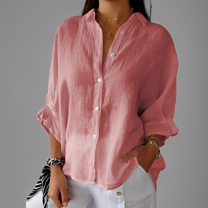 Antoinete - Stylová dámská halenka s dlouhými rukávy