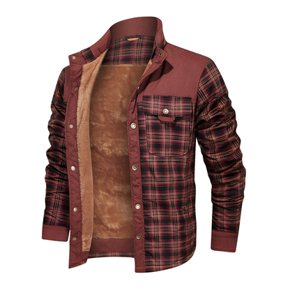 Harmon - Elegance u kárované bundy pro muže