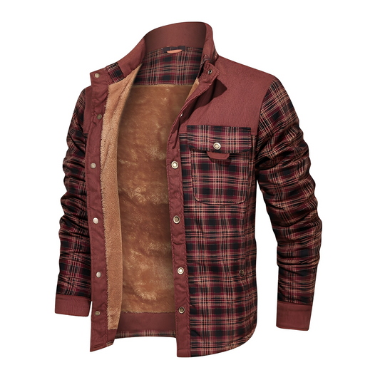 Harmon - Elegance u kárované bundy pro muže