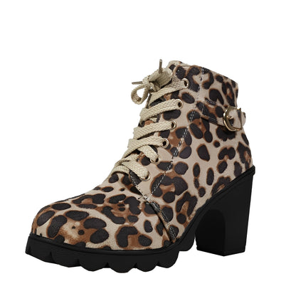 Roxanne - Moderní kotníkové boty s blokovým podpatkem pro ženy