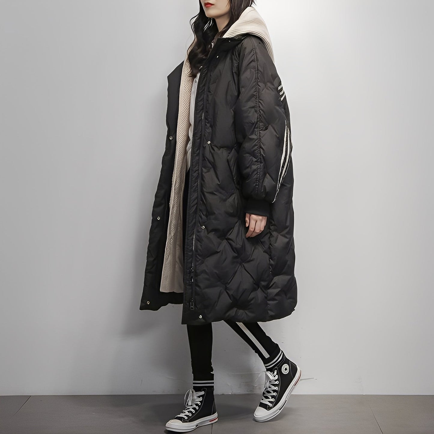 Lianne - Módní, hřejivá dámská péřová bunda